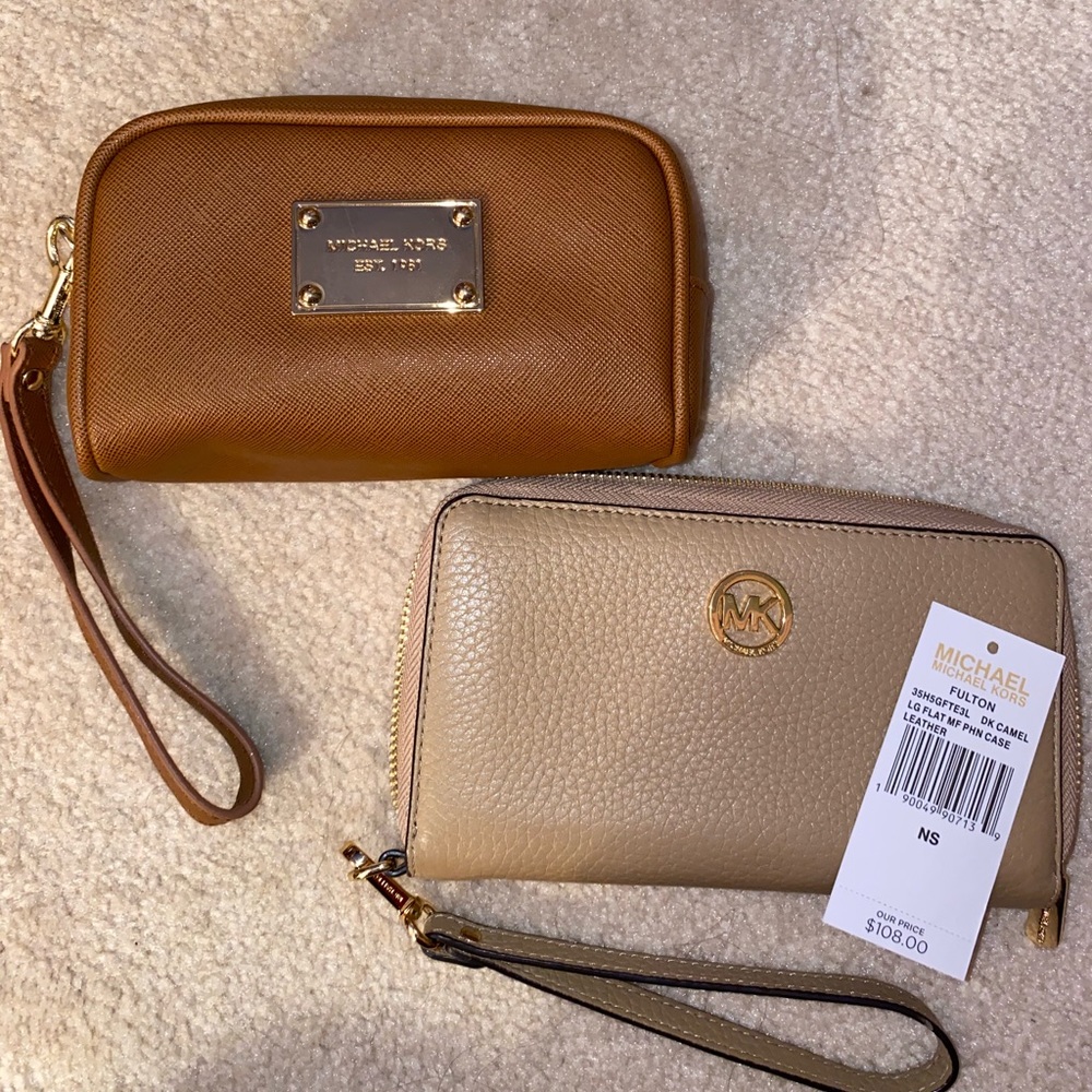 Michael Kors wallet and small pouch